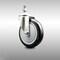 Service Caster 5 Inch 316SS Black Polyurethane Wheel Swivel 3/8 Inch Threaded Stem Caster SCC SCC-SS316TS20S514-PPUB-BLK-381615 - alternate 1